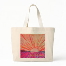 Jumbo Tote Bag with Artwork titled "Daybreak" 