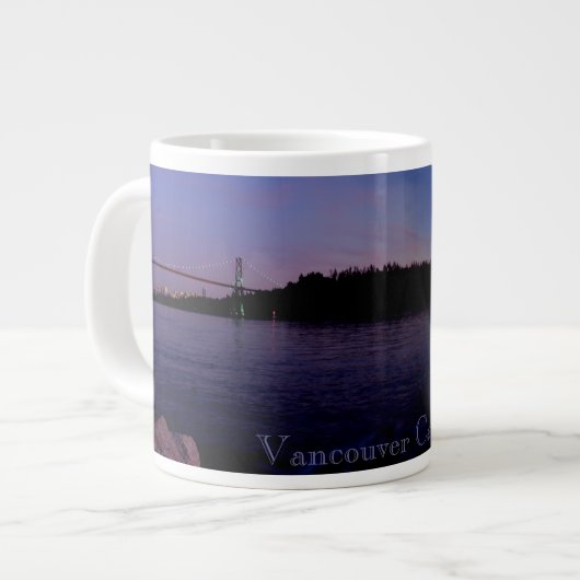 Jumbo Vancouver Coffee Mok Cityscape Sunset Cup (Links)