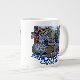 Jumbo Vancouver Coffee Mok Native Art Landmark Cup
