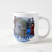 Jumbo Vancouver Coffee Mok Native Art Landmark Cup (Rechts)