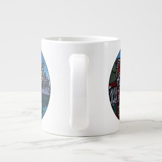 Jumbo Vancouver Coffee Mok Native Art Landmark Cup (Achterkant)