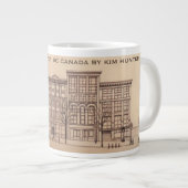 Jumbo Vancouver Coffee Mok Personaliseer Gastown C (Voorkant rechts)