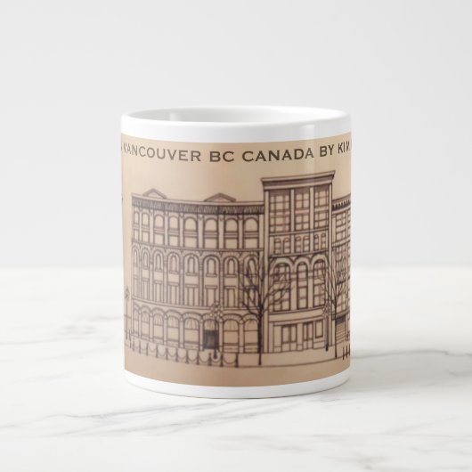 Jumbo Vancouver Coffee Mok Personaliseer Gastown C (Voorkant)