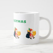 Jumbo Vrolijke Kerstwensen Gedrukt Specialiteit Grote Koffiekop (Rechts)