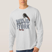 Jumbo Wood Stork T-shirt (Voorkant)
