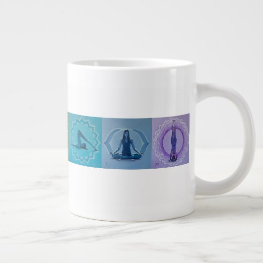 Jumbo Yoga/Chakra-Mok Grote Koffiekop (Rechts)