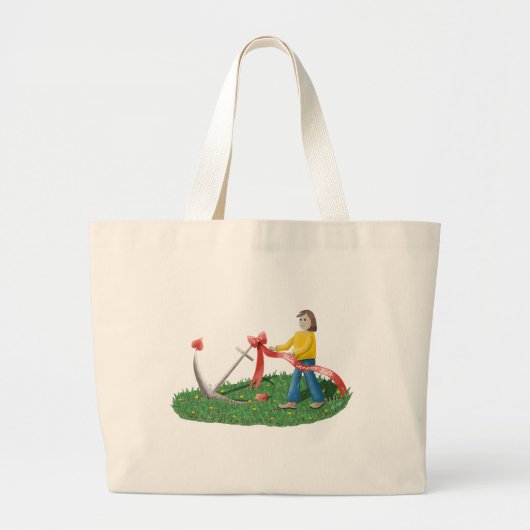 Jumbostoffbeutel Tasche Anker Grote Tote Bag (Voorkant)