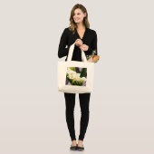 jumbotas grote tote bag (Voorkant (model))