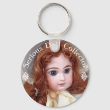 Jumeau Antiek Doll Collector 3" Button Pin