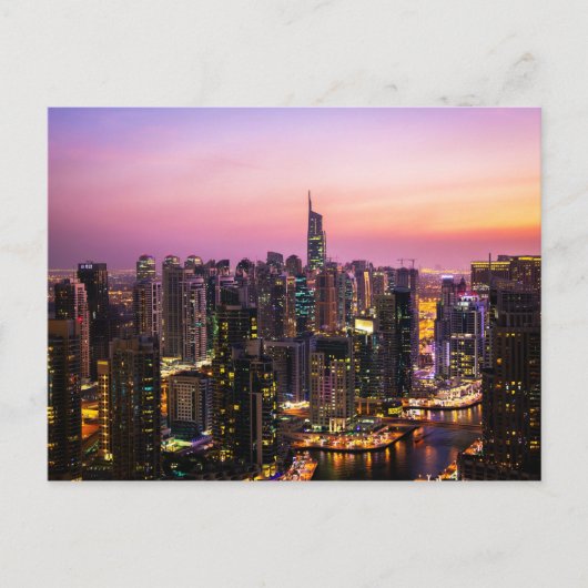 Jumeirah Lake Towers, Dubai, Verenigde Arabische E Briefkaart (Voorkant)