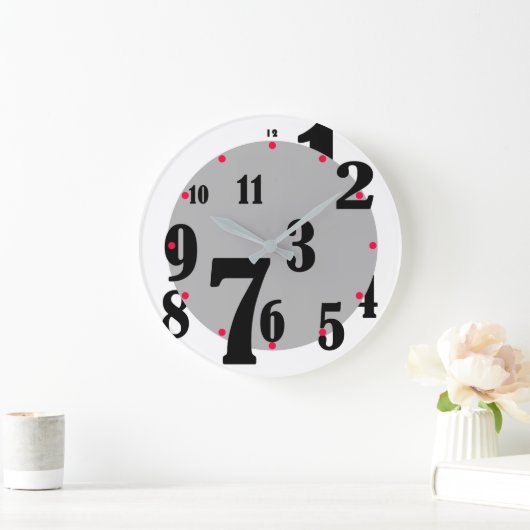 Jumged Numbers Clock Grote Klok (Huis)