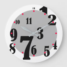 Jumged Numbers Clock