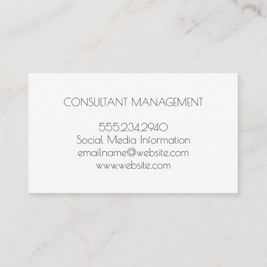 Jumged Text Visitekaartje (Achterkant)