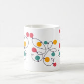 Jumked kerstfeestdagen lichte lampen koffiemok (Center)