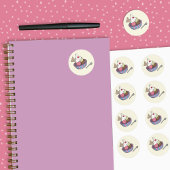 Jummikschaal van stickers van consumptie-ijs