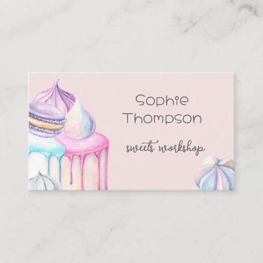Jummy Sweet Cakes Bakkerij Visitekaartje (Voorkant)