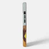 Jump Ball Basketbal - iPhone 15 Hoesje (Achterkant / Links)