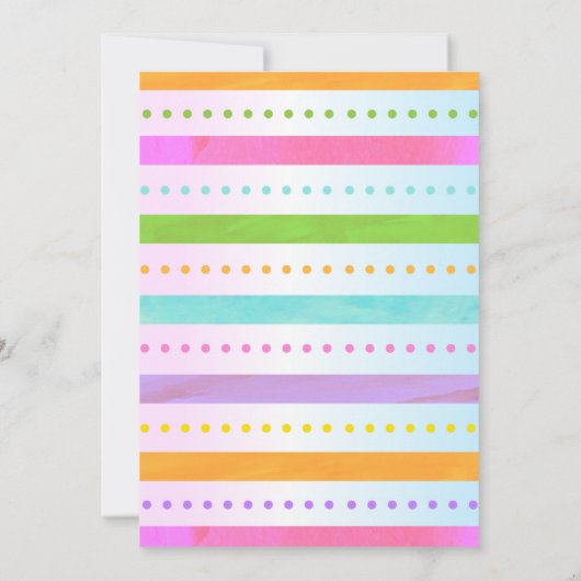 Jump Birthday Invitation Bounce Trampoline Party Kaart (Achterkant)