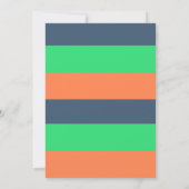 Jump Birthday Invitation Boy Jump Trampoline Kaart (Achterkant)