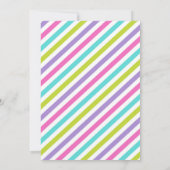 Jump Birthday Invitation, Trampoline Bounce House Kaart (Achterkant)