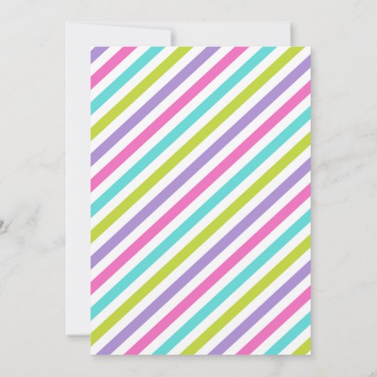 Jump Birthday Invitation, Trampoline Bounce House Kaart (Achterkant)