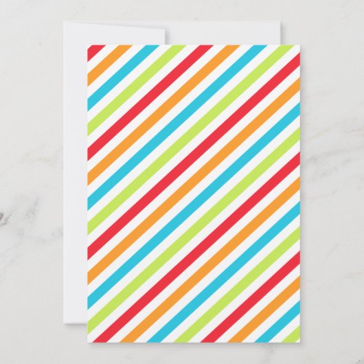 Jump Birthday Invitation, Trampoline Bounce House Kaart (Achterkant)