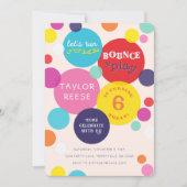 Jump Bounce House Birthday Uitnodiging (Voorkant)