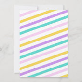 Jump Bounce House - Kleurrijk Kids Verjaardagsfees Kaart (Achterkant)