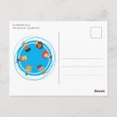 Jump Bounce Play Trampoline Park Party Verjaardag Briefkaart (Achterkant)