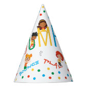 Jump Bounce Play Trampoline Park Verjaardag Feesthoedjes (Voorkant)