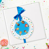 Jump Bounce Play Trampoline Verjaardag Bedankt Bedankjes Labels