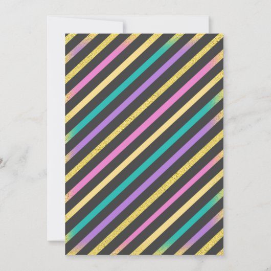 Jump Bounce Trampoline Party Birthday Invitation Kaart (Achterkant)