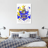 Jump Coat of Arms Canvas Afdruk (Insitu (Slaapkamer))