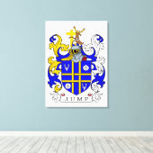 Jump Coat of Arms Canvas Afdruk (Insitu (Houten vloer))