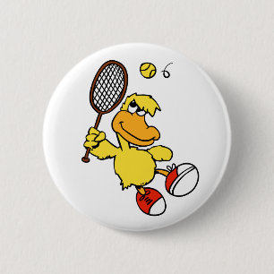 Jump Duck tennis   Achtergrondkleur kiezen Ronde Button 5,7 Cm