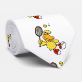 Jump Duck tennis | Achtergrondkleur kiezen Stropdas (Opgerold)