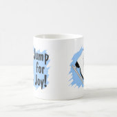 Jump for Joy Blue Schaats Koffiemok (Center)
