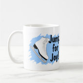 Jump for Joy Blue Schaats Koffiemok (Links)