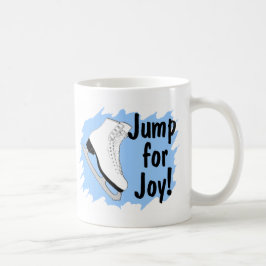 Jump for Joy Blue Schaats Koffiemok