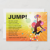 Jump for Joy Bounce House Uitnodiging (Voorkant)
