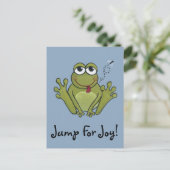 Jump for Joy Briefkaart (Staand voorkant)
