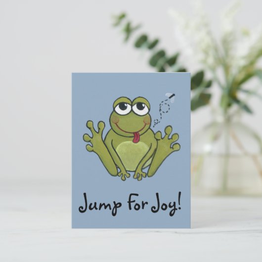 Jump for Joy Briefkaart (Staand voorkant)