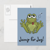 Jump for Joy Briefkaart (Voorkant / Achterkant)