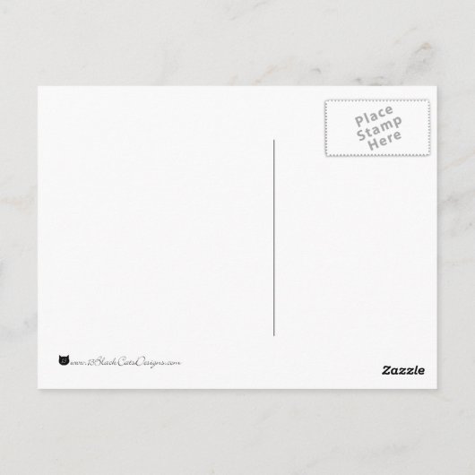 Jump for Joy Briefkaart (Achterkant)