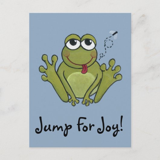 Jump for Joy Briefkaart (Voorkant)