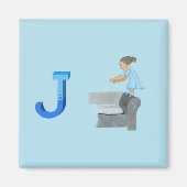 Jump Fridge Magnet (Voorkant)