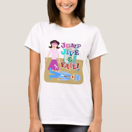 Jump Jive en Fail Goofy Swing Dancing Cartoon T-shirt