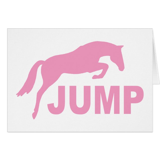 JUMP met snoeppaard (roze) (Voorkant Horizontaal)