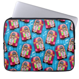 Jump Neon Jukeboxes Laptop Sleeve