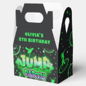 Jump Neon Trampoline Verjaardagsfeestje Favor Box Bedankdoosjes (Geopend)
